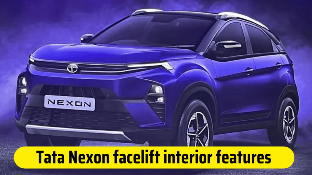 Tata Nexon facelift interior features 2024