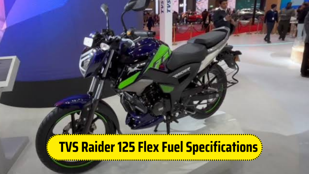 TVS Raider 125 Flex Fuel Specifications